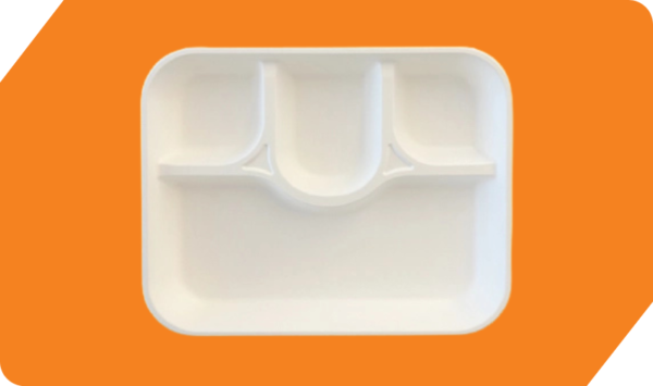 4 Compartment Meal Tray XL