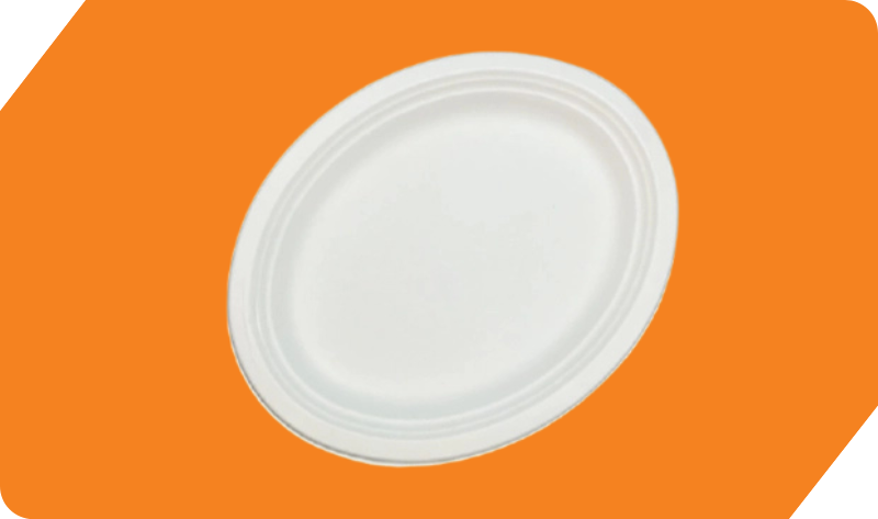 12.5 Inch x 10 Inch Oval Plate