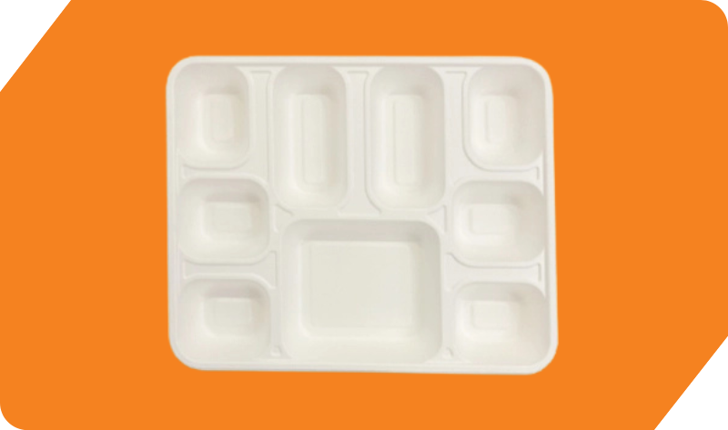 9 Compartment Meal Tray